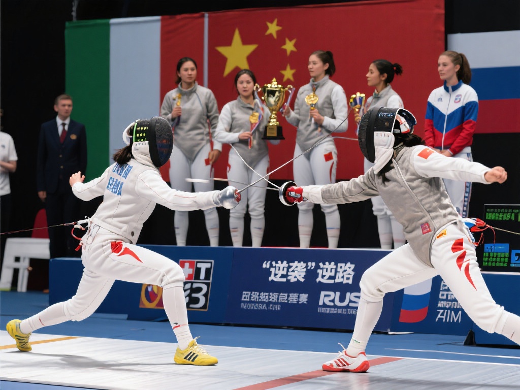 中国女子重剑团体勇夺世界杯马拉喀什冠军