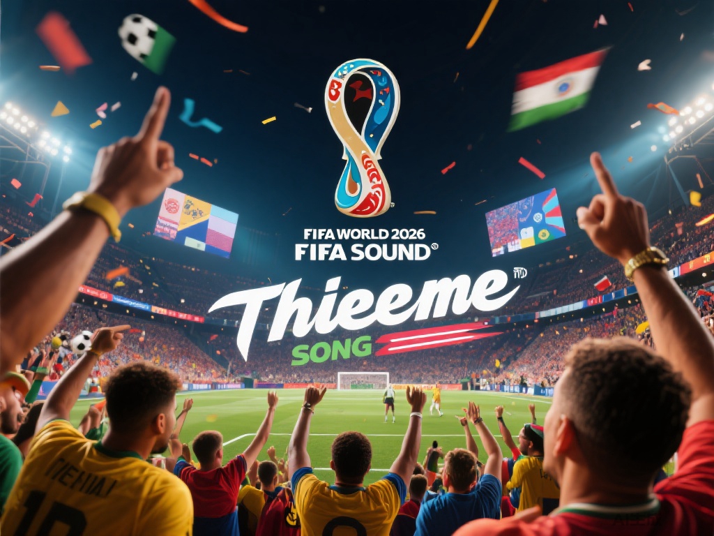 “FIFA世界杯2026™官方主题曲由FIFA Sound打造”